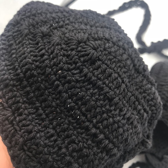 Black Brazilian crochet Bikini - Picture 5 of 6